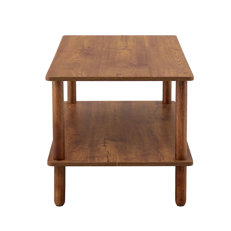 Living Room Rectangular 2-Tier Coffee Table