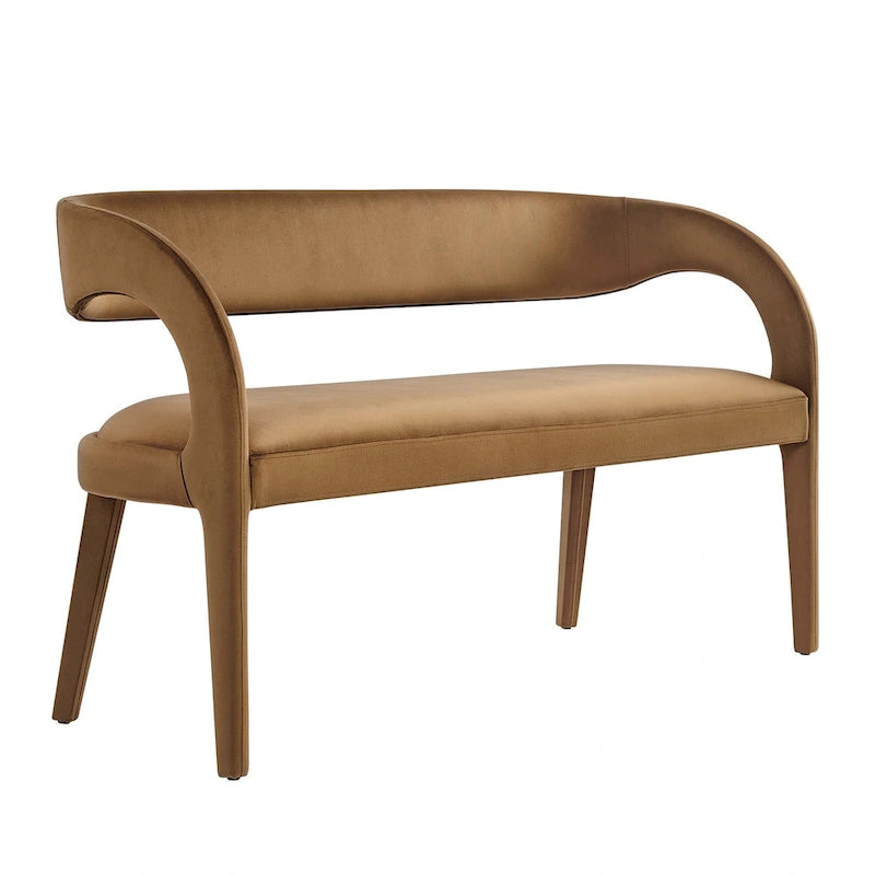 Velvet Accent Bench