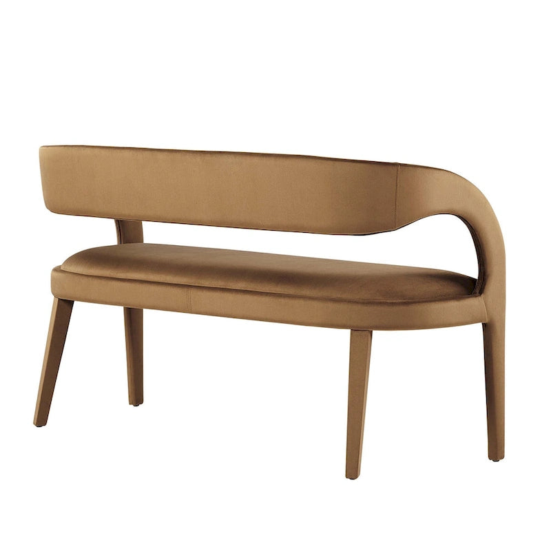 Velvet Accent Bench