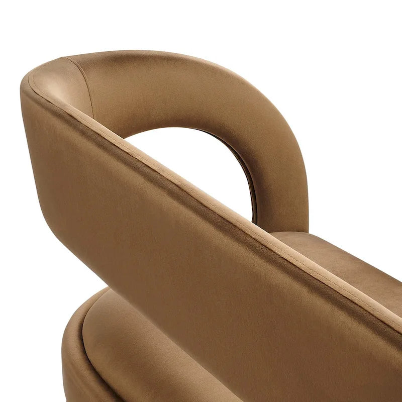 Velvet Accent Bench