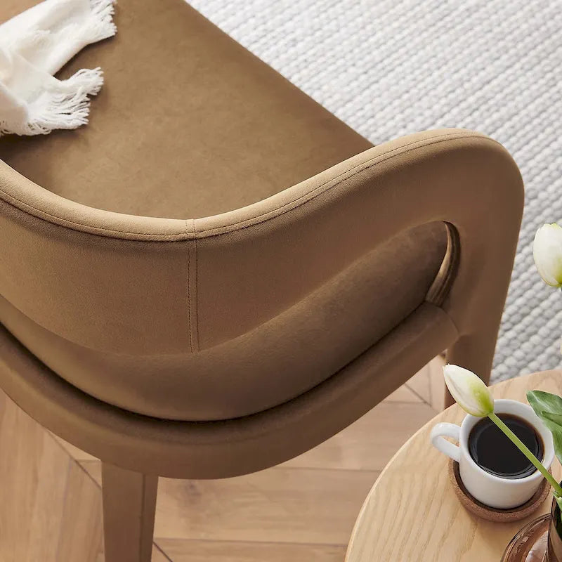 Velvet Accent Bench