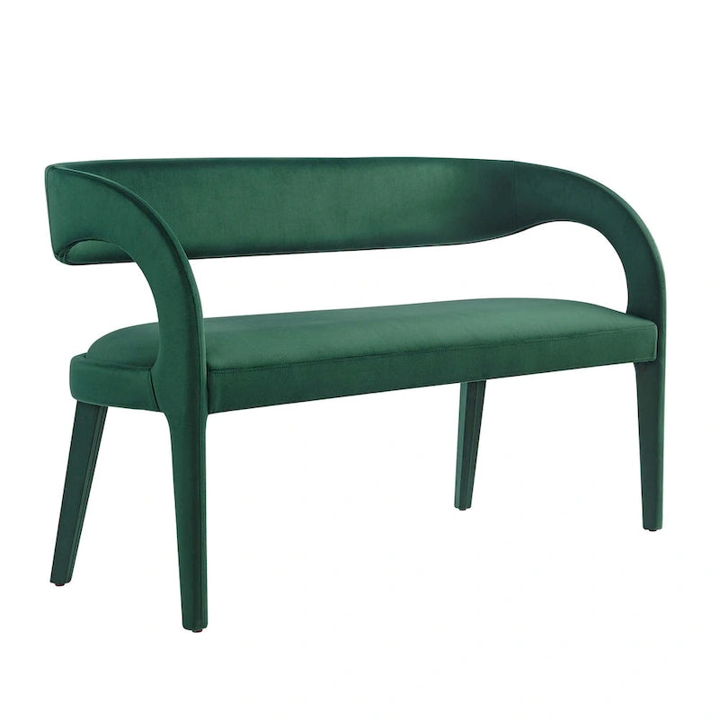 Velvet Accent Bench