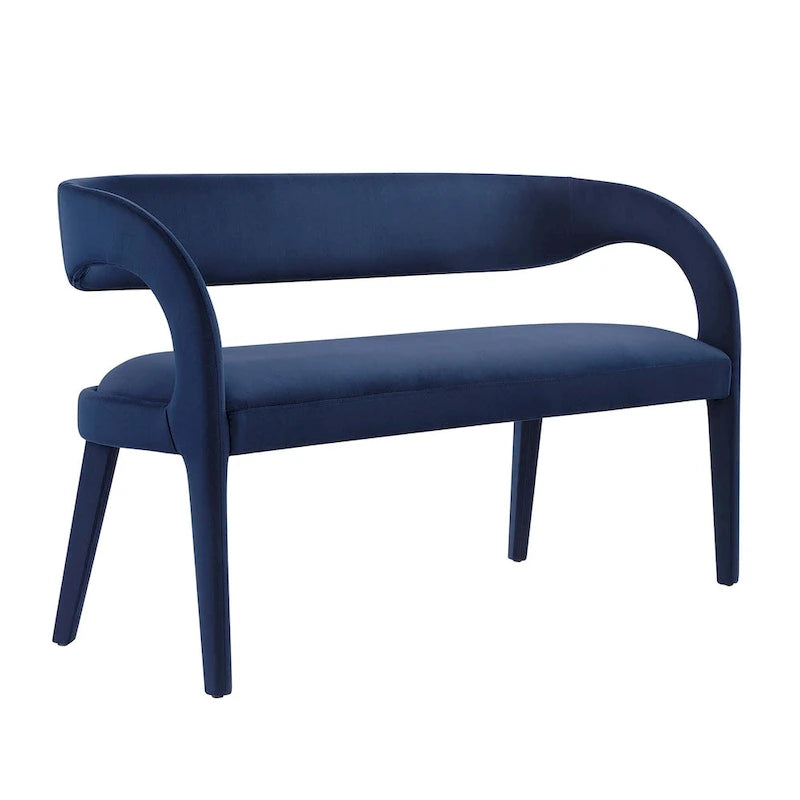 Velvet Accent Bench