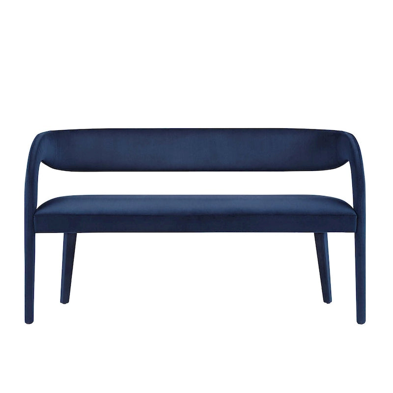 Velvet Accent Bench