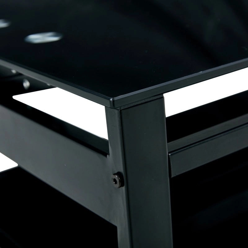 Lift Top Glass Coffee Table with Storage for Living Room Home Office