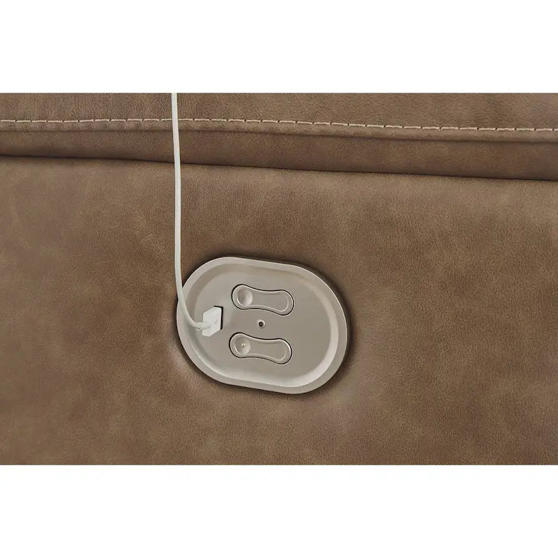 Caramel Power Reclining Sofa