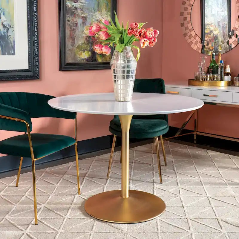 41.25 x 41.25 Flower Round Dining Table