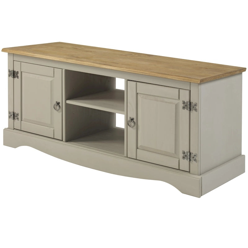 Wood TV Entertainment Stand Corona