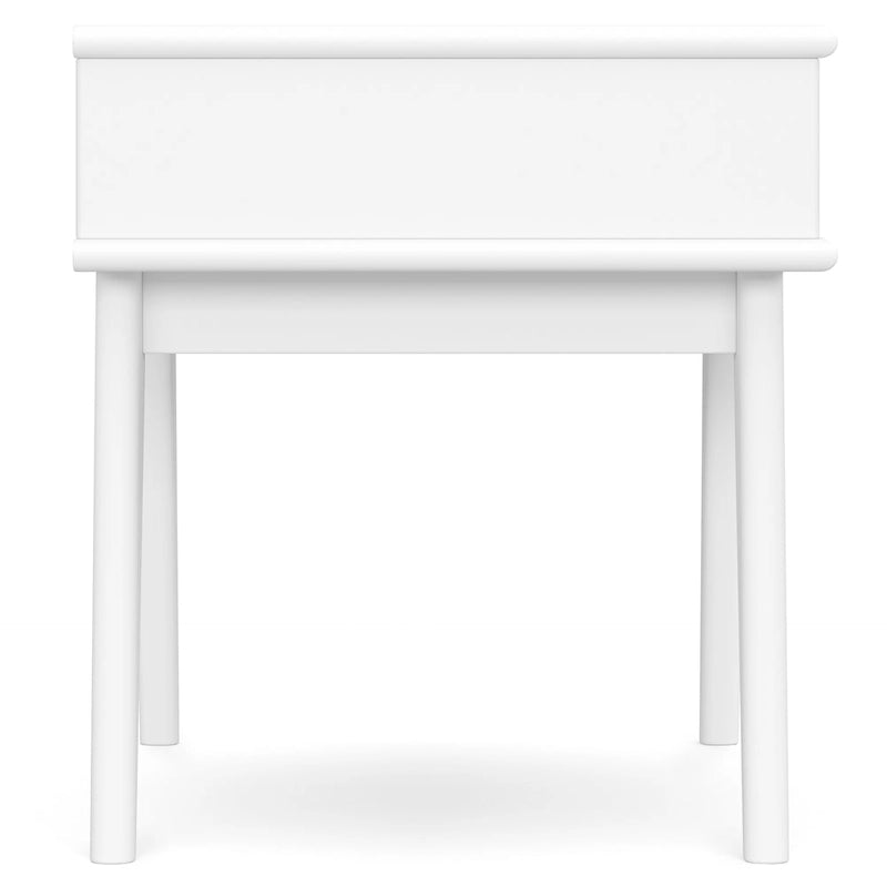 Solid Hardwood 22" Rectangle Mid-Century Modern End Table