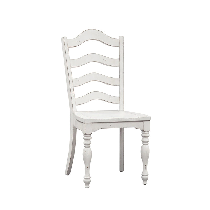 Magnolia Manor Antique White Weathered Bark 3 Piece Drop Leaf Set