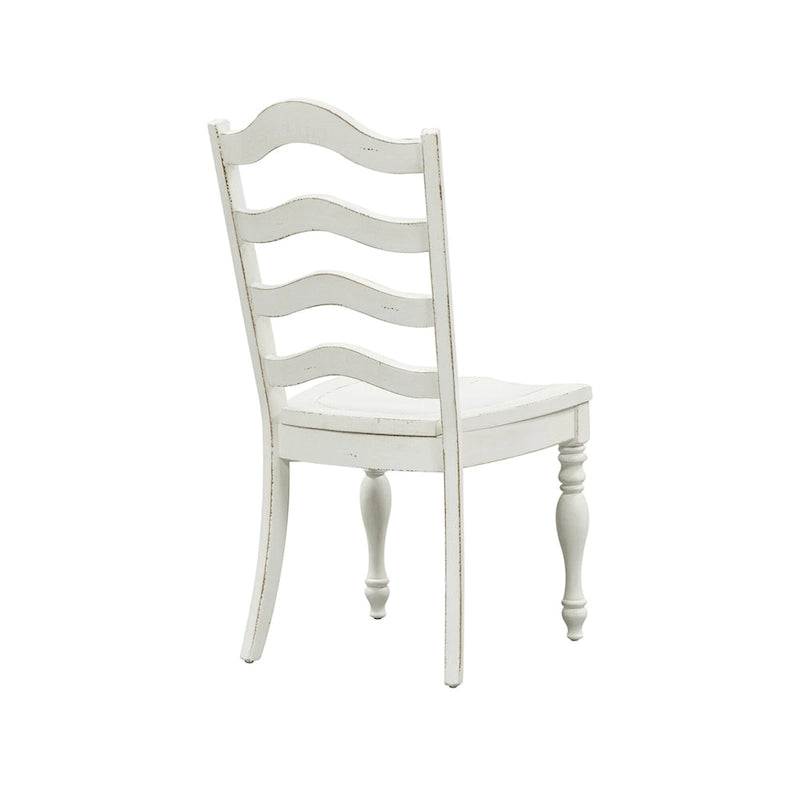 Magnolia Manor Antique White Weathered Bark 3 Piece Drop Leaf Set