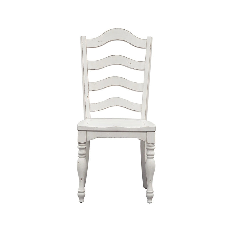 Magnolia Manor Antique White Weathered Bark 3 Piece Drop Leaf Set