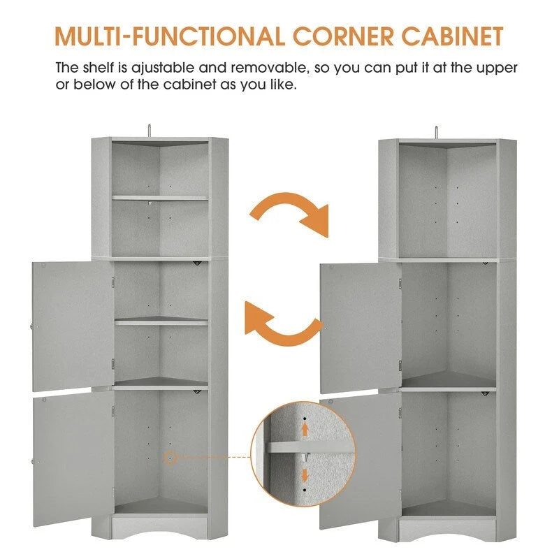 Bathroom Corner Cabinet